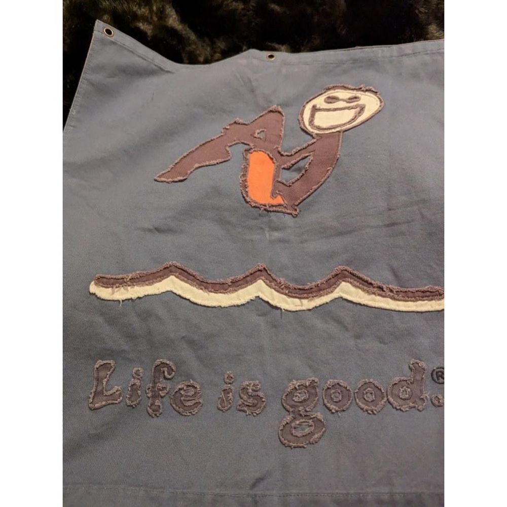 Life Is Good Store Display Double Sided Banner Beach Ocean Swimming 20" x 22"